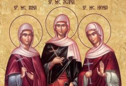 SINAXAR – 16 Aprilie – Sfintele Mucenițe fecioare Agapia, Irina și Hionia