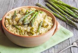 Risotto cu sparanghel și parmezan