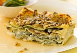 Lasagna de somon și fistic