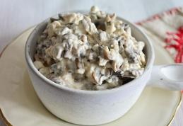 Salată de ciuperci cu maioneză