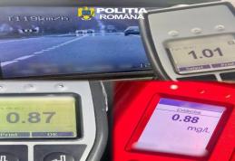 Soferi sub influența băuturilor alcoolice scoși din trafic