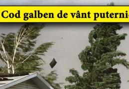 Atenție, Cod galben de vânt pentru județul Botoșani