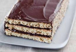 Prăjitură cu ciocolată și nucă de cocos