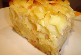 Budincă cu brânză şi paste       