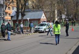 Dorohoi [VIDEO|FOTO]: Minor accidentat din neatenție pe strada Duzilor