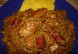 Varză călită cu afumătură