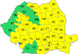 Atenție! Avertizare meteorologică de vânt, ploi şi grindină