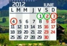 Rusalii  - 4 iunie 2012, ZI LIBERĂ