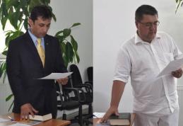 Cătălin Sorin Apetrei şi Alin Sorin Clim au depus jurământul în cadrul şedinţei Consiliului Local