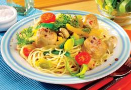 Paste cu piept de pui