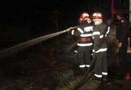 20 de tone de furaje distruse într-un incendiu la Dângeni
