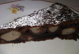 Prajitura de ciocolata cu pere