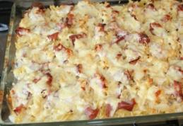 Budincă de conopidă cu bacon