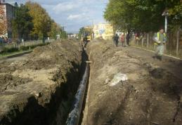 A inceput inlocuirea conductelor pe bulevardul Victoriei din Dorohoi