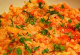 Conopidă cu legume la cuptor