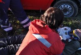 [VIDEO][GALERIE FOTO] Accident de circulaţie grav pe şoseaua Dorohoi - Botoşani provocat de fostul  procuror al Tribunalului Botosani