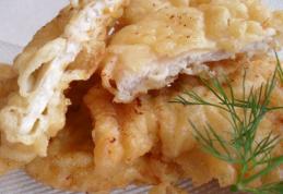 Şniţel de pui în aluat