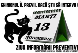 13 Noiembrie – Ziua informării preventive