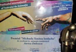 Premiul „Michaela Tonitza Iordache” de excelenţă în animaţia românească acordat doamnei Aurica Dobrescu