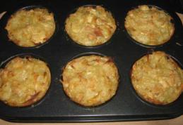 Muffins sărate cu paste