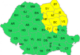 COD GALBEN DE NINSORI şi VISCOL, valabil până MÂINE DIMINEAȚĂ 
