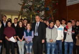 Primii colindători au venit în Palatul Administrativ