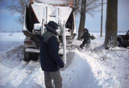 Salvaţi din zăpezi de poliţiştii de frontieră