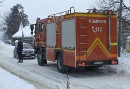 Casă din Şendriceni incendiată de un televizor lăsat sub tensiune