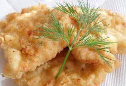 Șnițel de pui în aluat