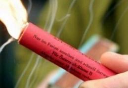 Cercetat pentru detinere fara drept de petarde