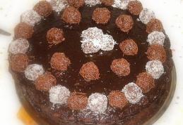 Tort de trufe cu portocale