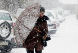 Se întorc lapoviţa şi ninsoarea !
