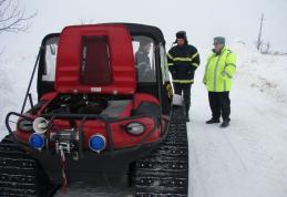 Conducerea judeţului recunoaşte necesitatea achiziţionării unui ATV şenilat pentru salvarea de vieţi 