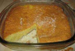 Budincă de lapte cu griș