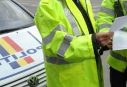 Peste 180 de sancţiuni contravenţionale aplicate de poliţişti în scopul reducerii evenimentelor rutiere