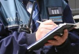 Minor depistat de polițiști conducând o mașină cu numere false