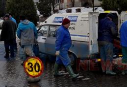 Avaria produsă pe Bulevardul Victoriei mai complicată decât se credea. Vezi când vine apa!