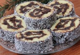 Ruladă cu cremă de ciocolată