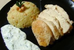 Piept de pui cu sos răcoritor