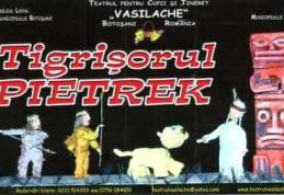 Teatrul pentru Copii şi Tineret „Vasilache”  vă invită la spectacolul „Tigrişorul Pietrek”