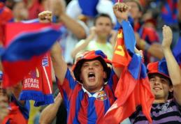 Surle și trâmbițe la Dorohoi cu suporterii steliști