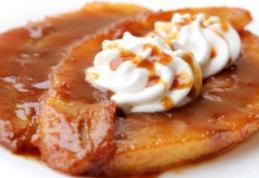 Desert cu banane şi caramel