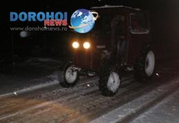 Viscolul a intrerupt curentul si a ingreunat traficul in Dorohoi