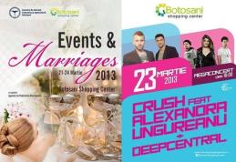 Evenimentele importante sunt la Botoșani Shopping Center și Carrefour