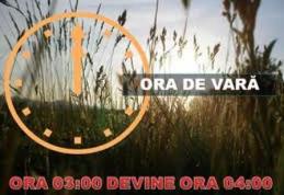 Trecem la ora de vară: în această noapte, ora 3.00 devine ora 4.00