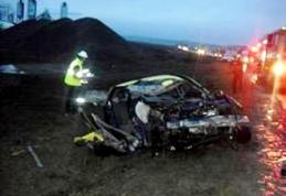 Tragedie pe șoseaua Botoșani - Suceava. Doi morți și un rănit în urma unui accident deosebit de grav 