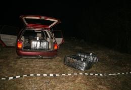 Focuri de armă trase de polițiștii de frontieră dorohoieni pentru prinderea a șapte traficanți de tigări de contrabandă