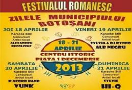 Încep „Zilele Municipiului Botoșani”. Vezi programul manifestărilor!