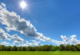 Prognoza meteo pe trei zile. Vremea rămâne frumoasă şi caldă, dar cerul va fi acoperit de nori