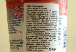 Iaurtul Muller conţine un agent utilizat în industria detergenţilor